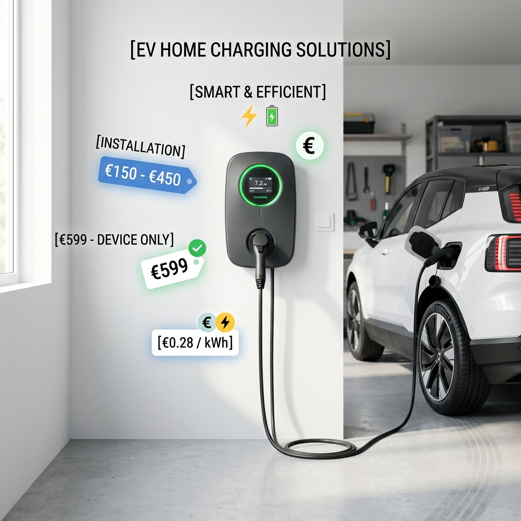 Prix borne de recharge en Belgique 2026
